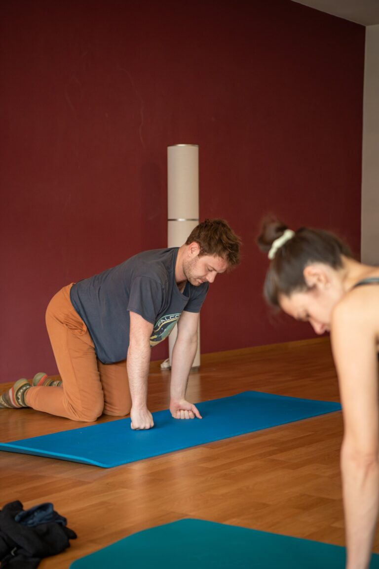 Wrist preparation on the mat